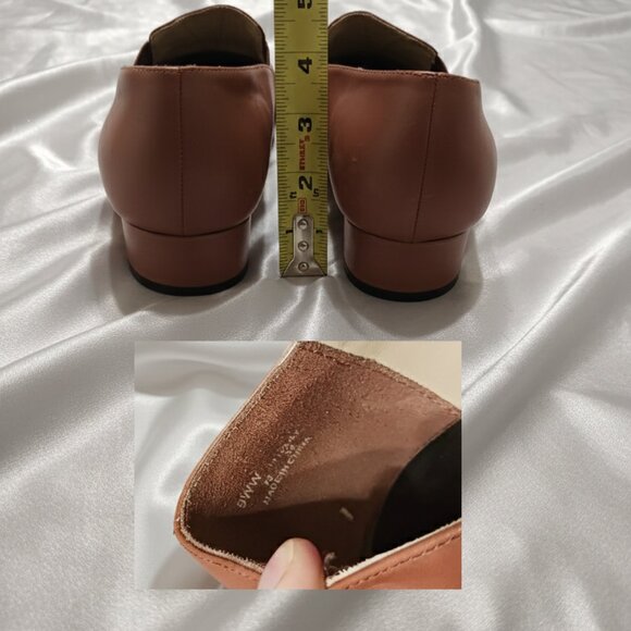 Drew Shoe Arlene Tan Casual Leather Loafers Women’s 9WW Vintage 90s - Picture 5 of 8